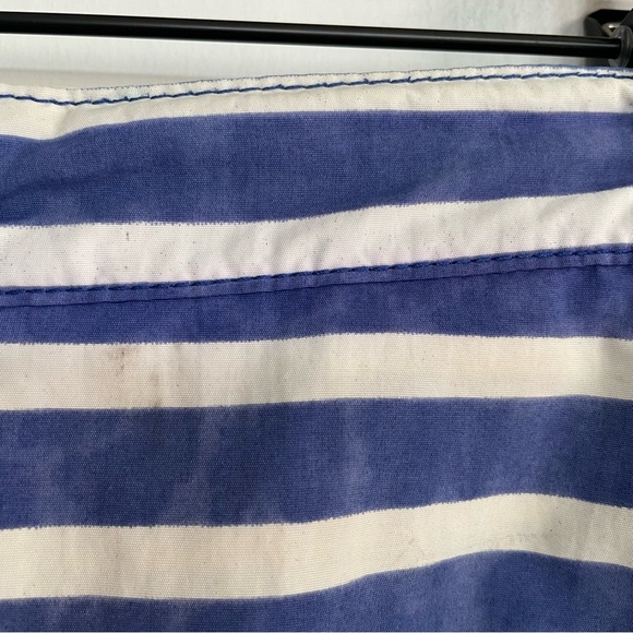 Scotch & Soda Mens Blue and White Striped Swim Shorts Trunks Drawstring M - Picture 14 of 15